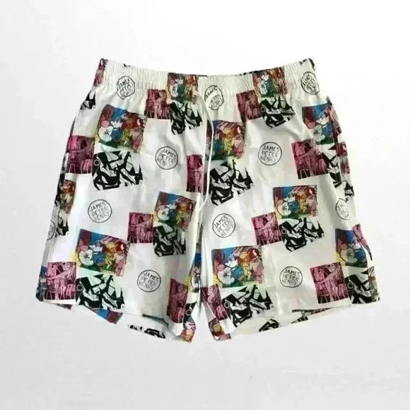 Swiminista x James Peter Henry Board Shorts & Rash guard Shirt Size Medium NWT​​ - Picture 2 of 9